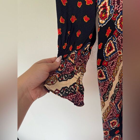 ba&sh Jorgina Bandana Print Midi Dress XS - Picture 7 of 11